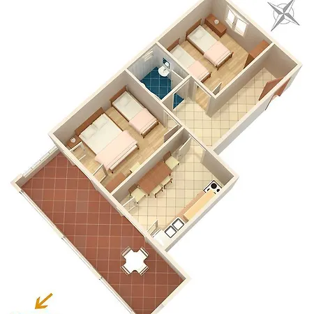 Lägenhet Zavala 553b Jelsa (Hvar)